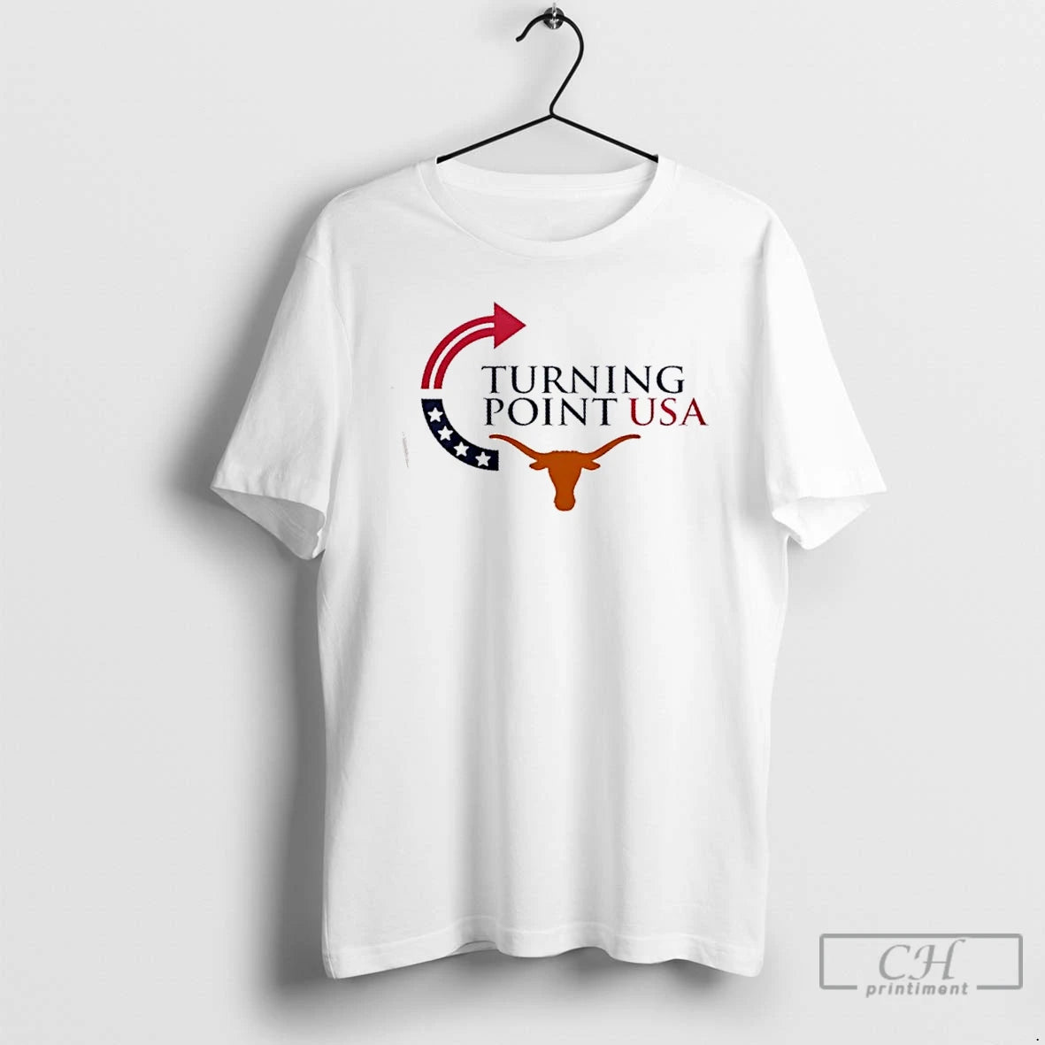 Classic Texas Longhorns X Turning Point Usa Freedom Charlie Kirk Shirt Hoodie Sweatshirt | PurePodTees.com