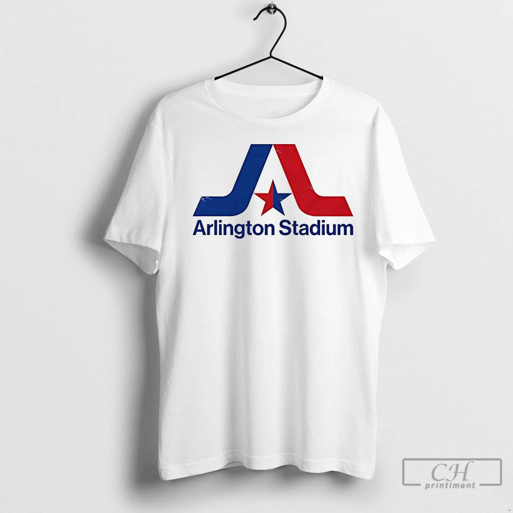 Classic Texas Rangers Baseball Arlington Stadium Logo Shirt Hoodie Sweatshirt | PurePodTees.com