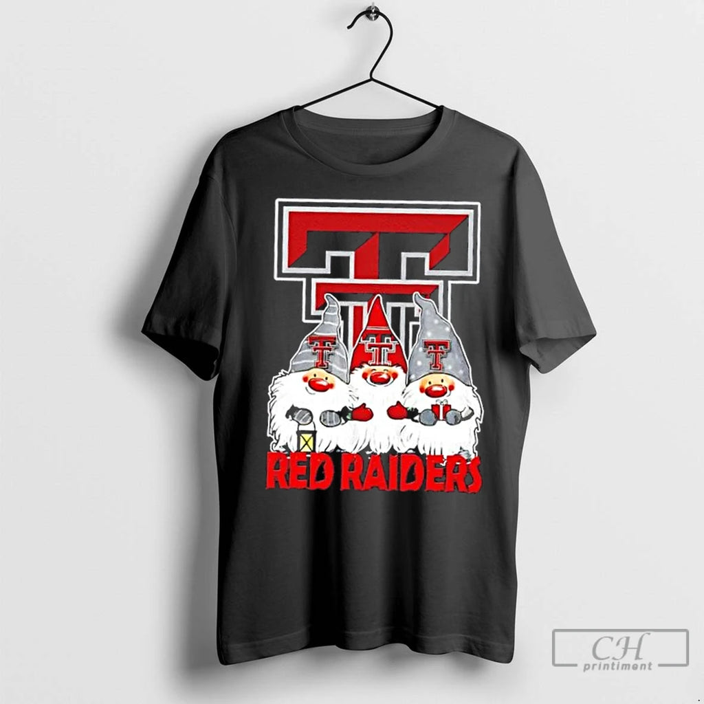 Classic Texas Tech Red Raiders X Gnomes Xmas Christmas Shirt Hoodie Sweatshirt | PurePodTees.com