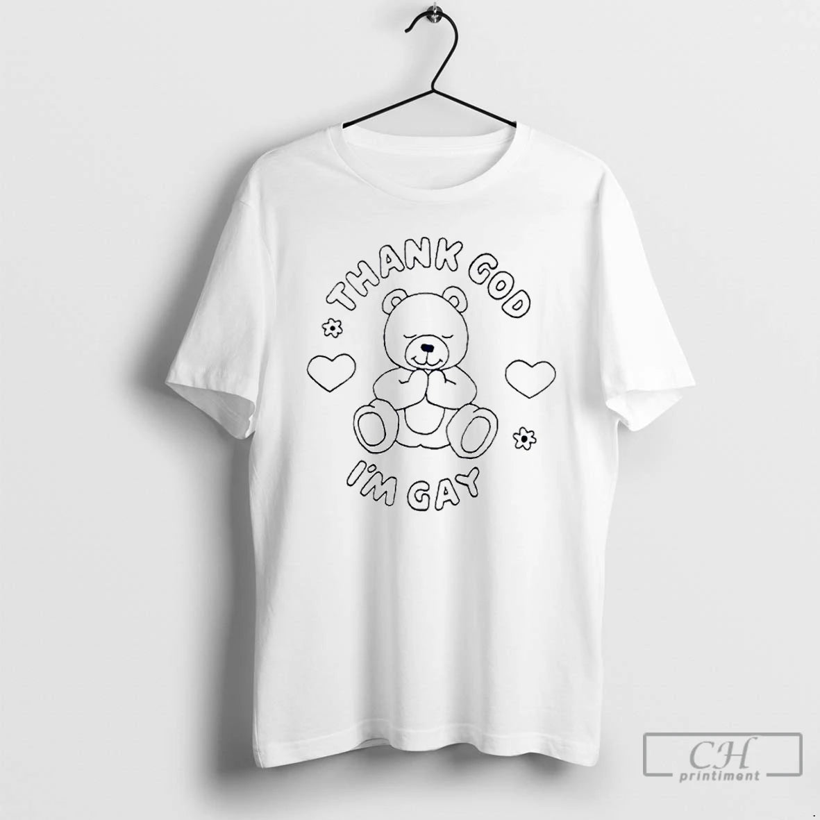 Classic Thank God Im Gay Bears Ornaments T Shirts Hoodie Sweatshirt | PurePodTees.com