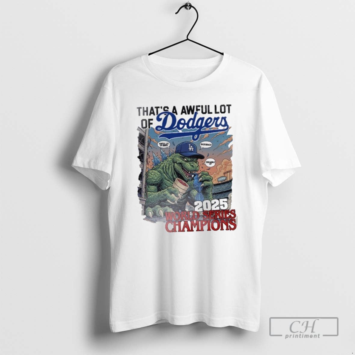 Classic Thats A Awful Lot Of Los Angeles Dodgers 2025 World Series Champions Back Shirt Hoodie Sweatshirt | PurePodTees.com