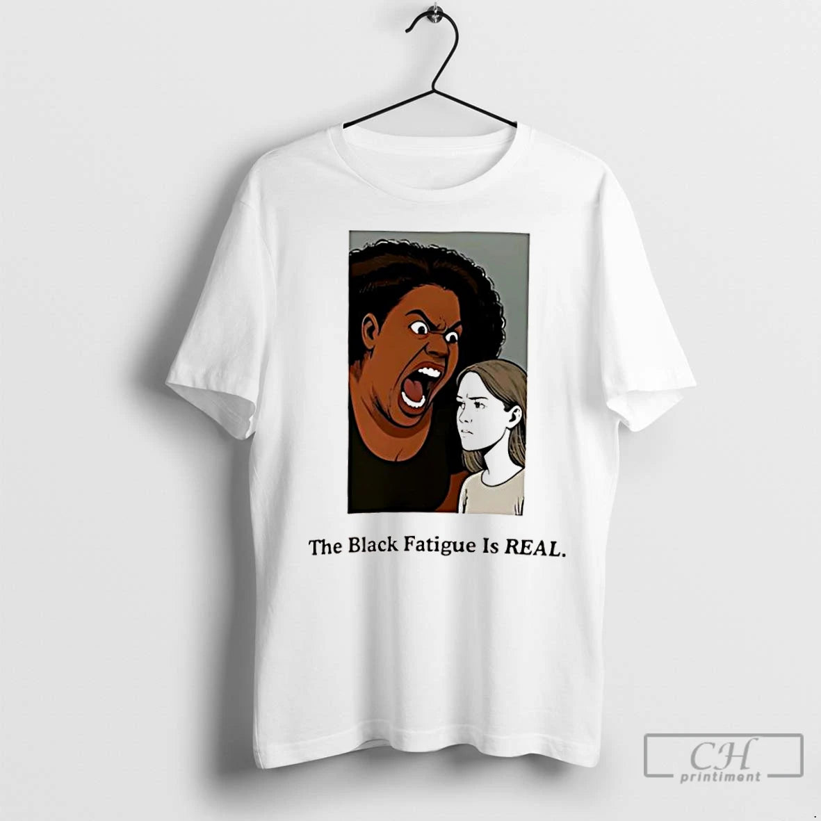 Classic The Black Fatigue Is Real Graphic Shirt Hoodie Sweatshirt | PurePodTees.com