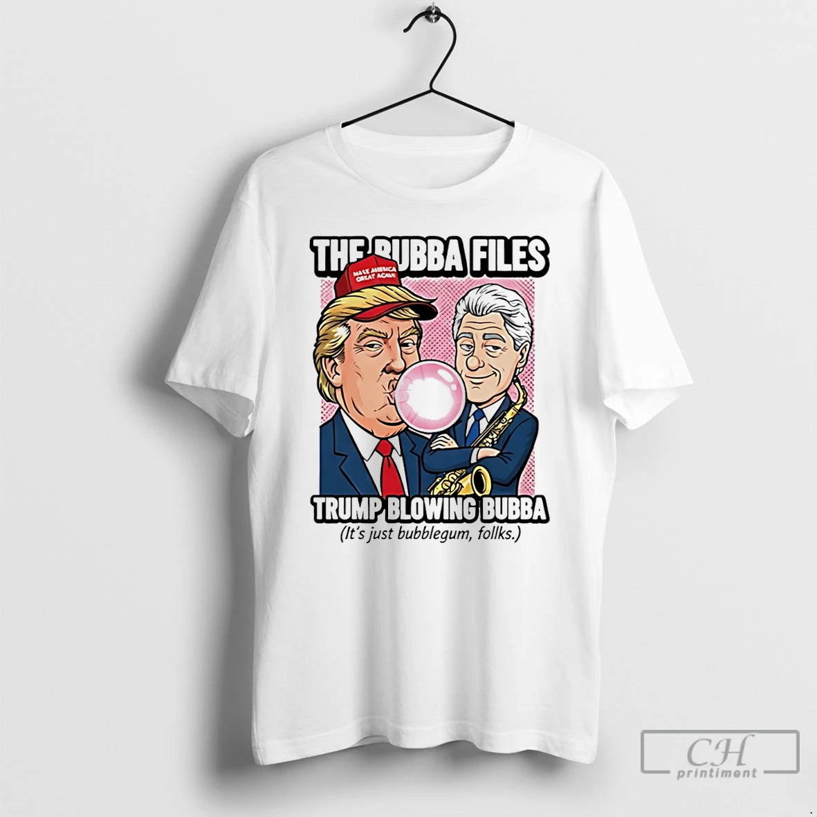 Classic The Bubba Files Trump Blowing Bubba Shirt Hoodie Sweatshirt | PurePodTees.com