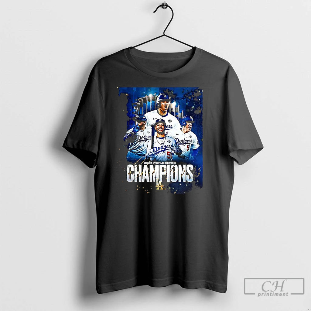 Classic The Dodgers Are 2025 World Series Champions Shirt Hoodie Sweatshirt | PurePodTees.com