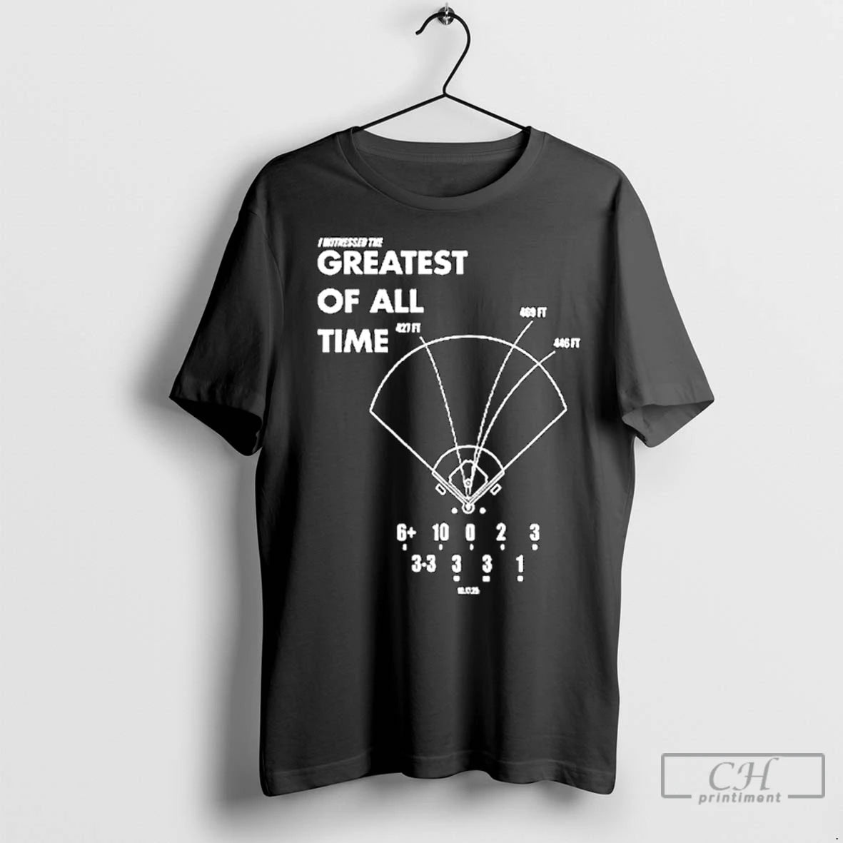 Classic The Goat Performance La Baseball I Witnessed The Greatest Of All Time Ornaments Shirt Hoodie Sweatshirt