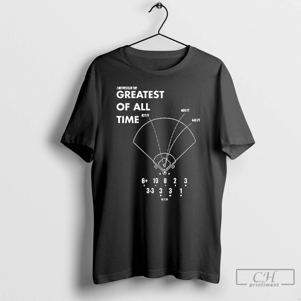 Classic The Goat Performance La Baseball I Witnessed The Greatest Of All Time Long Sleve Shirt Hoodie Sweatshirt