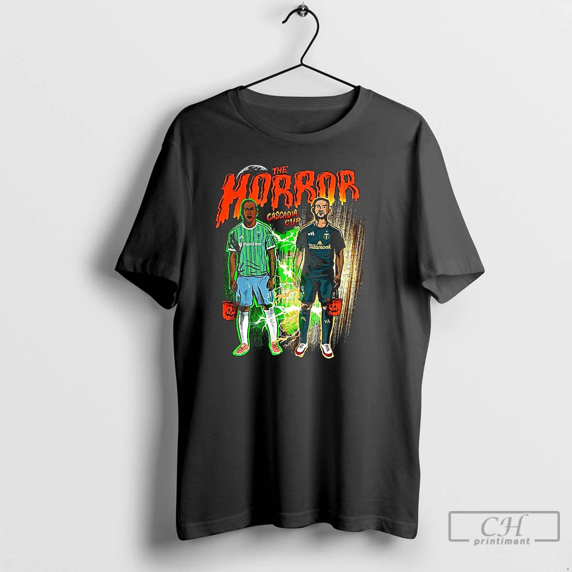 Classic The Horror Cascadia Cup Halloween T Shirts Hoodie Sweatshirt | PurePodTees.com
