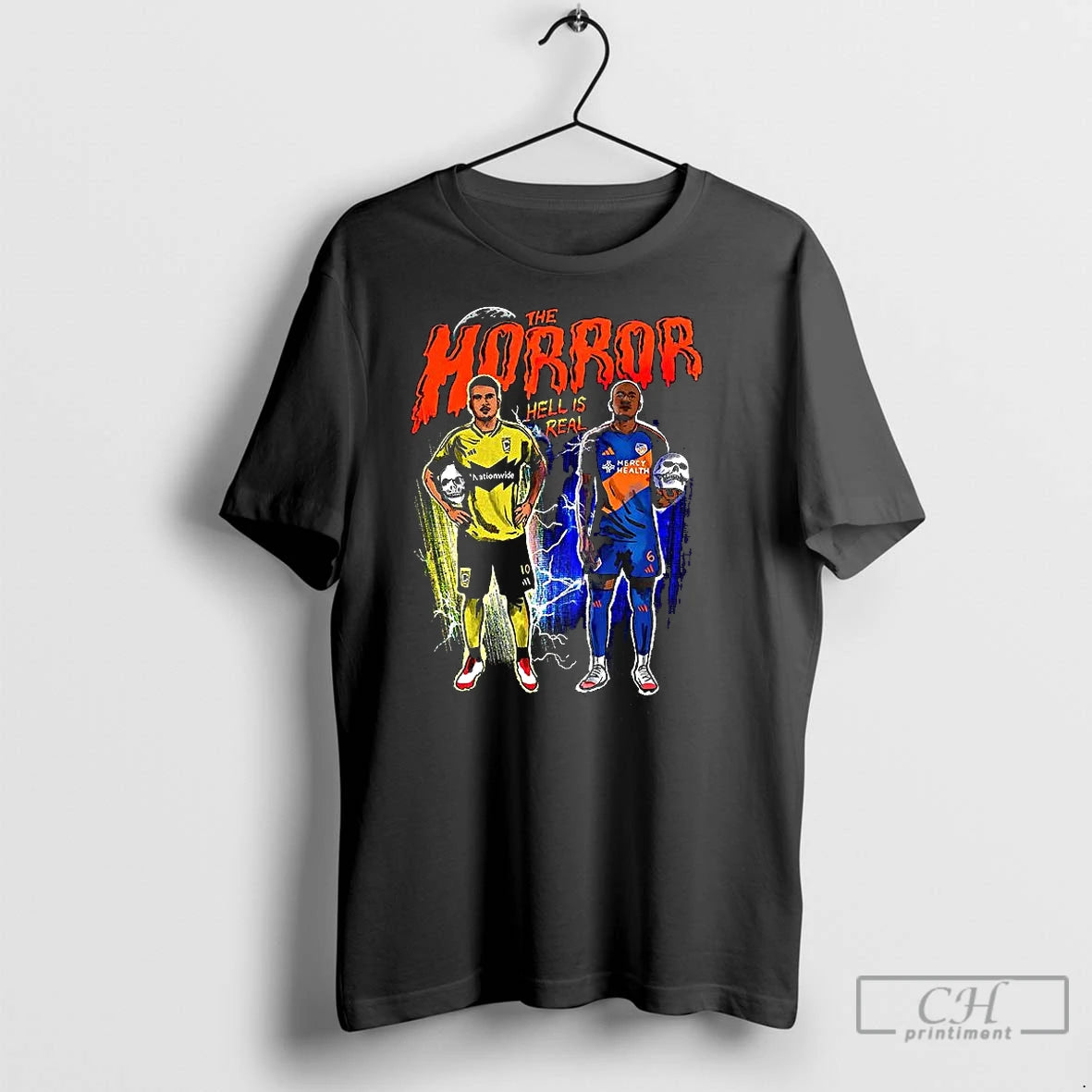 Classic The Horror Hell Is Real Halloween Shirt Hoodie Sweatshirt | PurePodTees.com