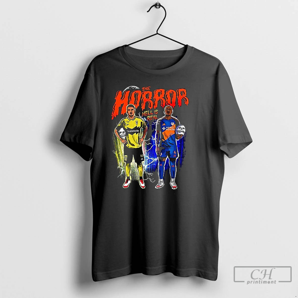Classic The Horror Hell Is Real Halloween T Shirts Hoodie Sweatshirt | PurePodTees.com