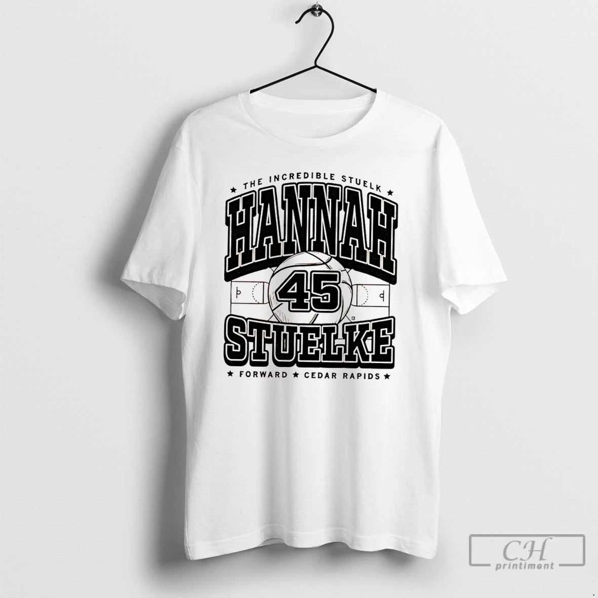 Classic The Incredible Stuelk Hannah Stuelke Forward Cedar Rapids 45 Baseball T Shirts Hoodie Sweatshirt | PurePodTees.com