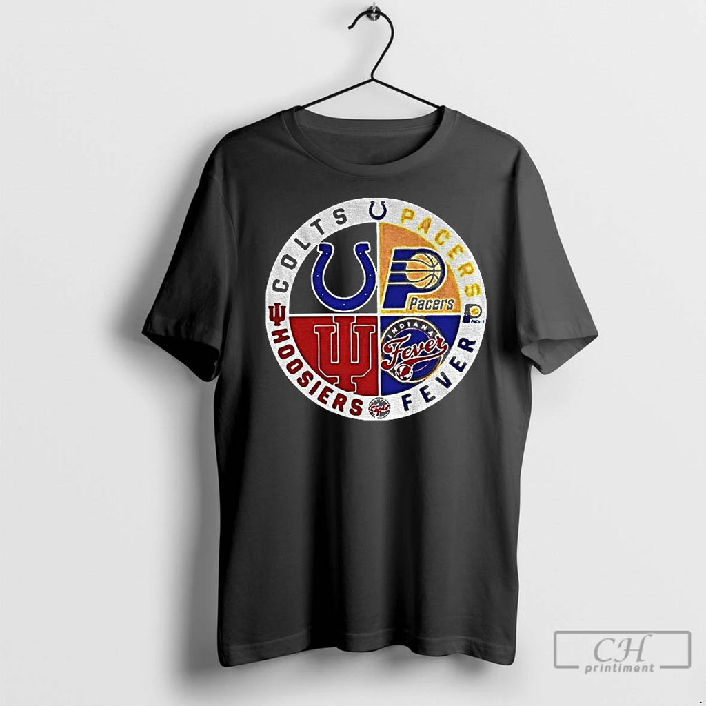Classic The Indiana Pacers Fever Colts Hoosiers Mashup Logo 2025