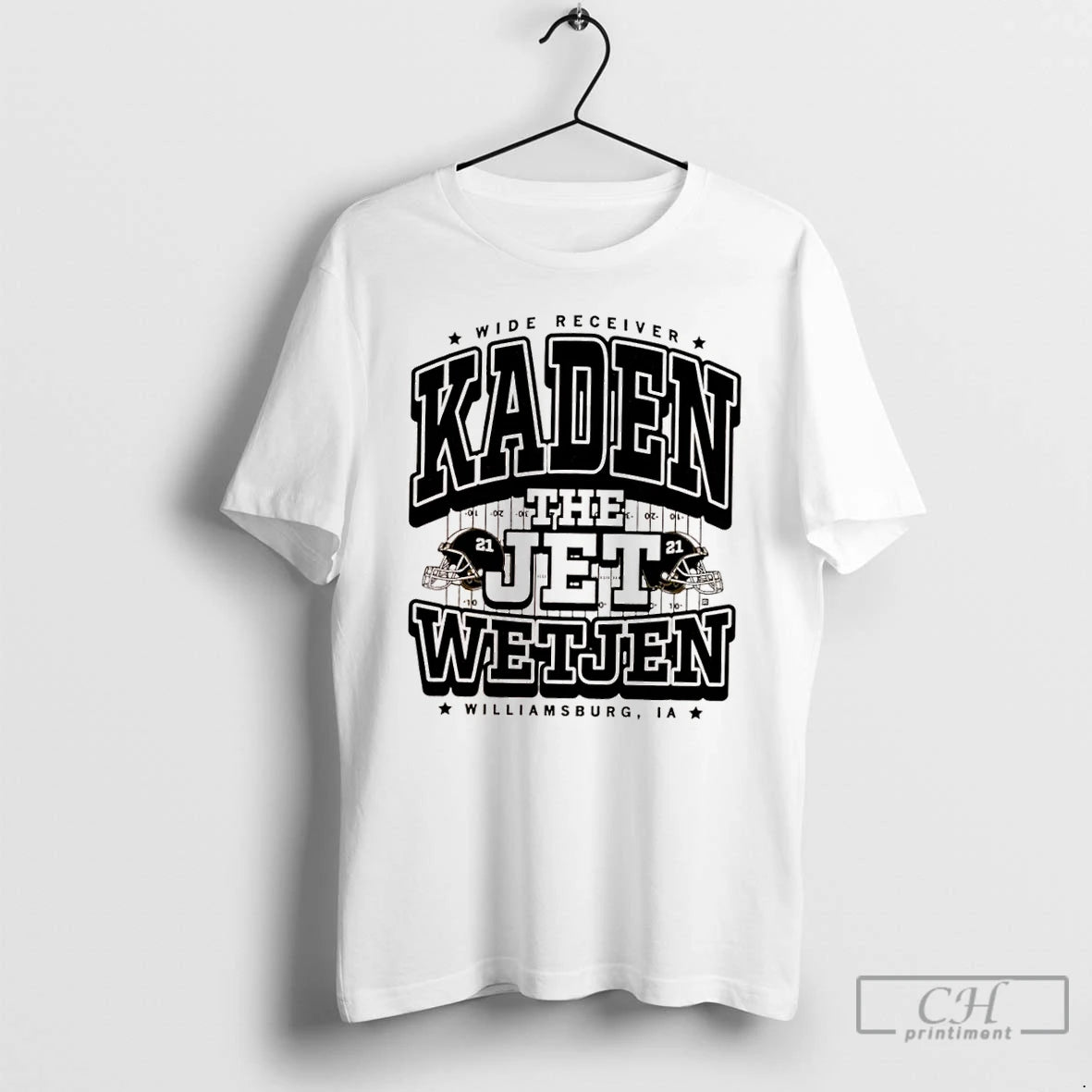 Classic The Jet Wide Receiver Kaden Wetjen Williamsburg Ia 21 Baseball T Shirts Hoodie Sweatshirt | PurePodTees.com