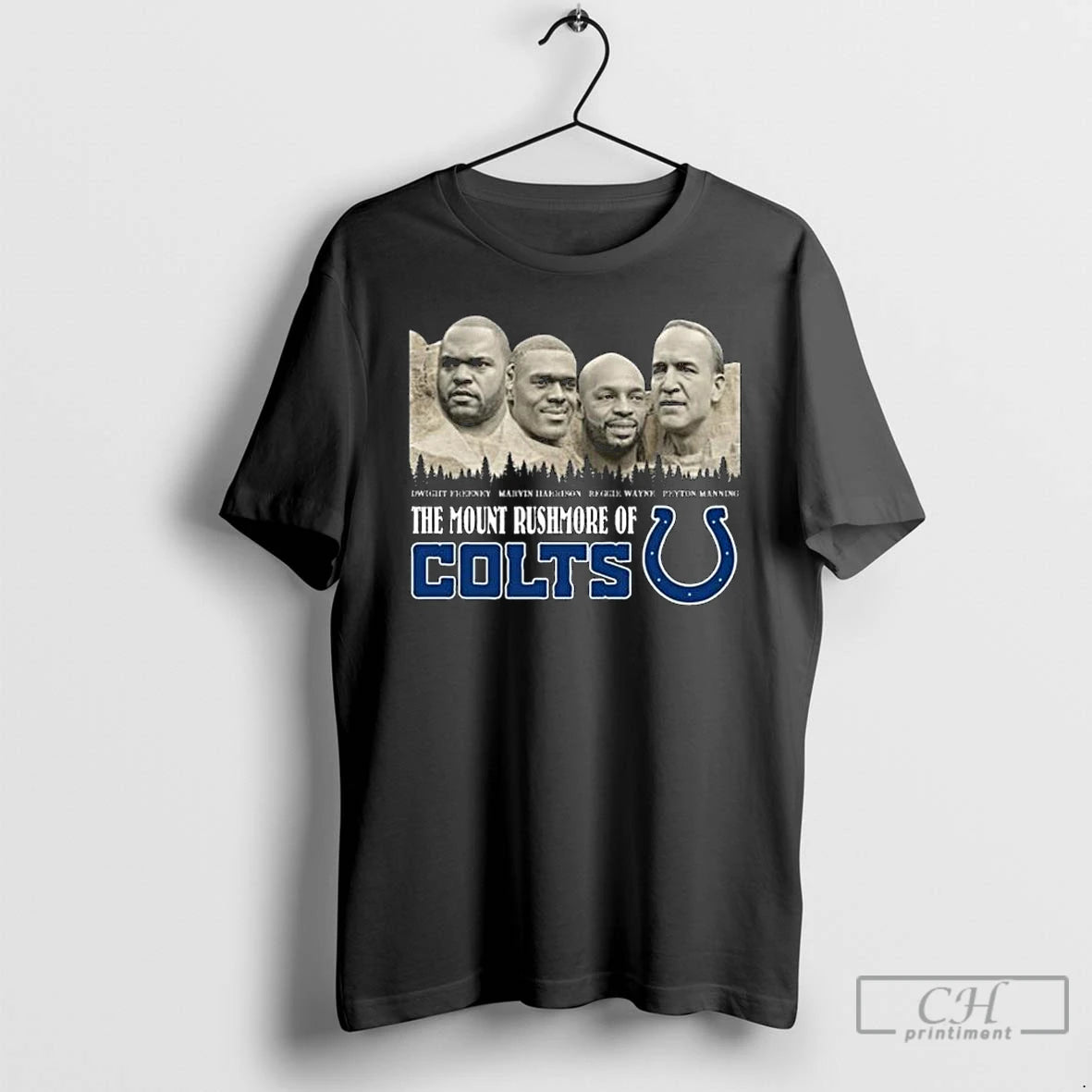 Classic The Mount Rushmore Of Indianapolis Colts Legends 2025 Long Sleve T Shirts Hoodie Sweatshirt | PurePodTees.com