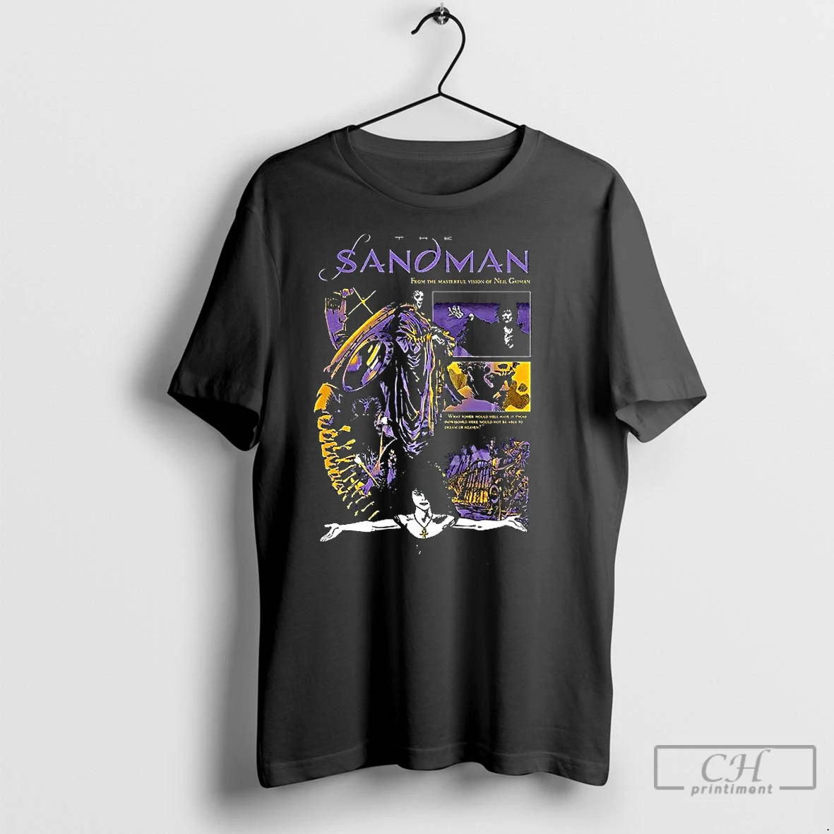 Classic The Sandman From The Masterful Vision Of Neil Gaiman Shirt Hoodie Sweatshirt | PurePodTees.com