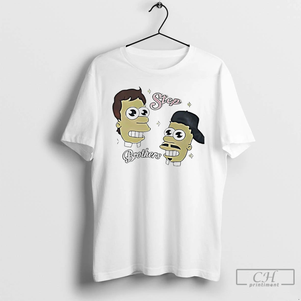 Classic The Simpsons Style Step Brothers Funny Shirt Hoodie Sweatshirt | PurePodTees.com