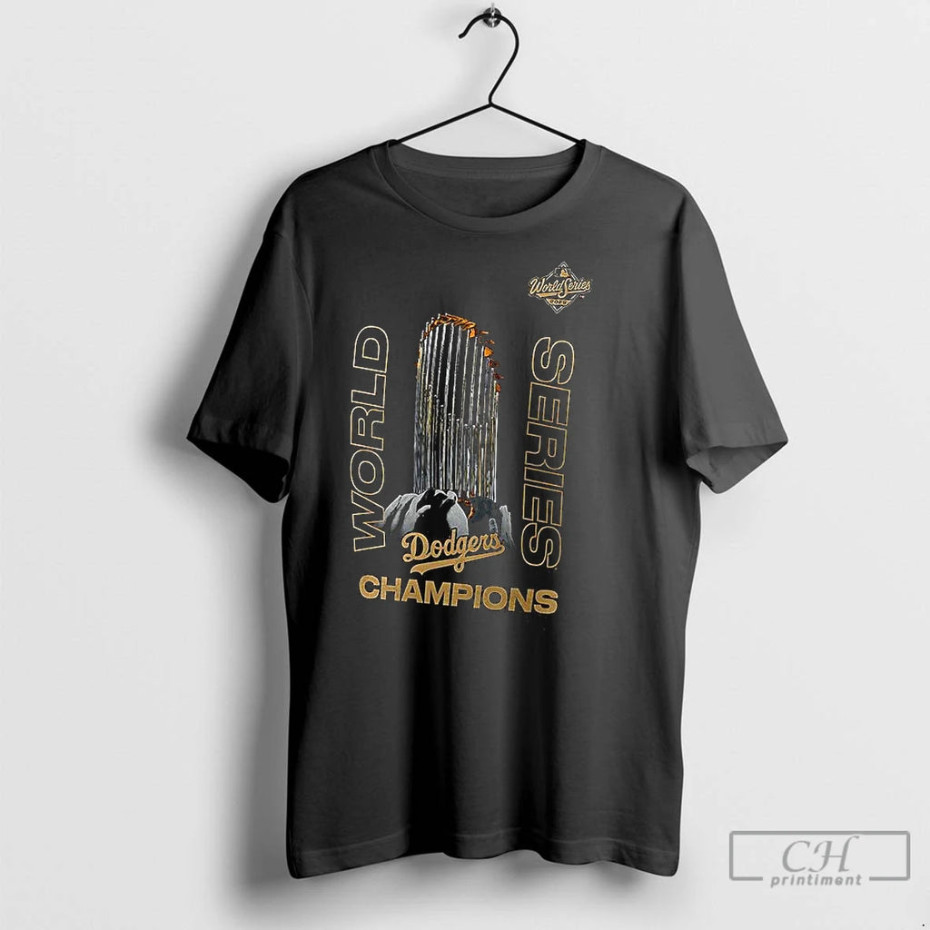 Classic The Trophy Los Angeles Dodgers 2025 World Series Champions Shirt Hoodie Sweatshirt | PurePodTees.com