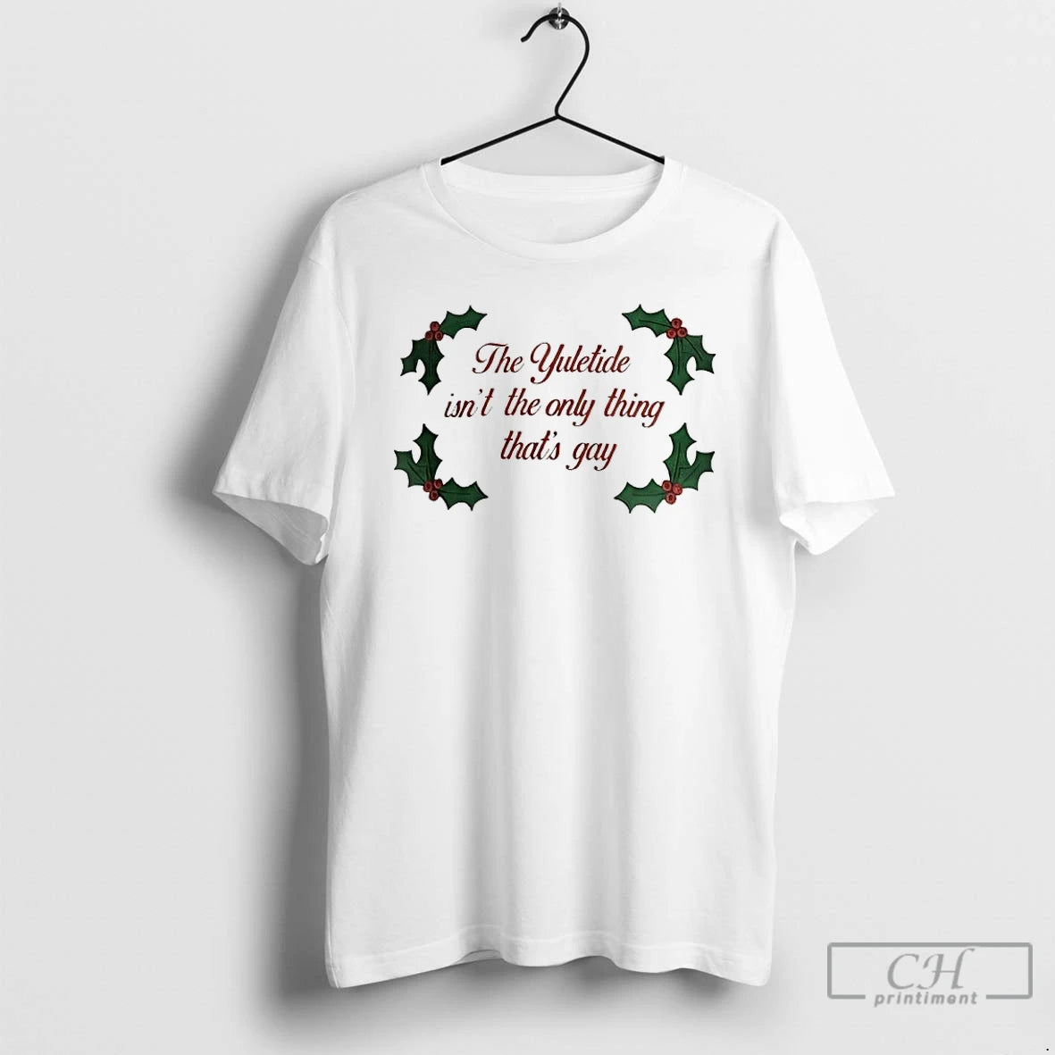 Classic The Yuletide Isnt The Only Thing Thats Gay Christmas 2025 Shirt Hoodie Sweatshirt | PurePodTees.com