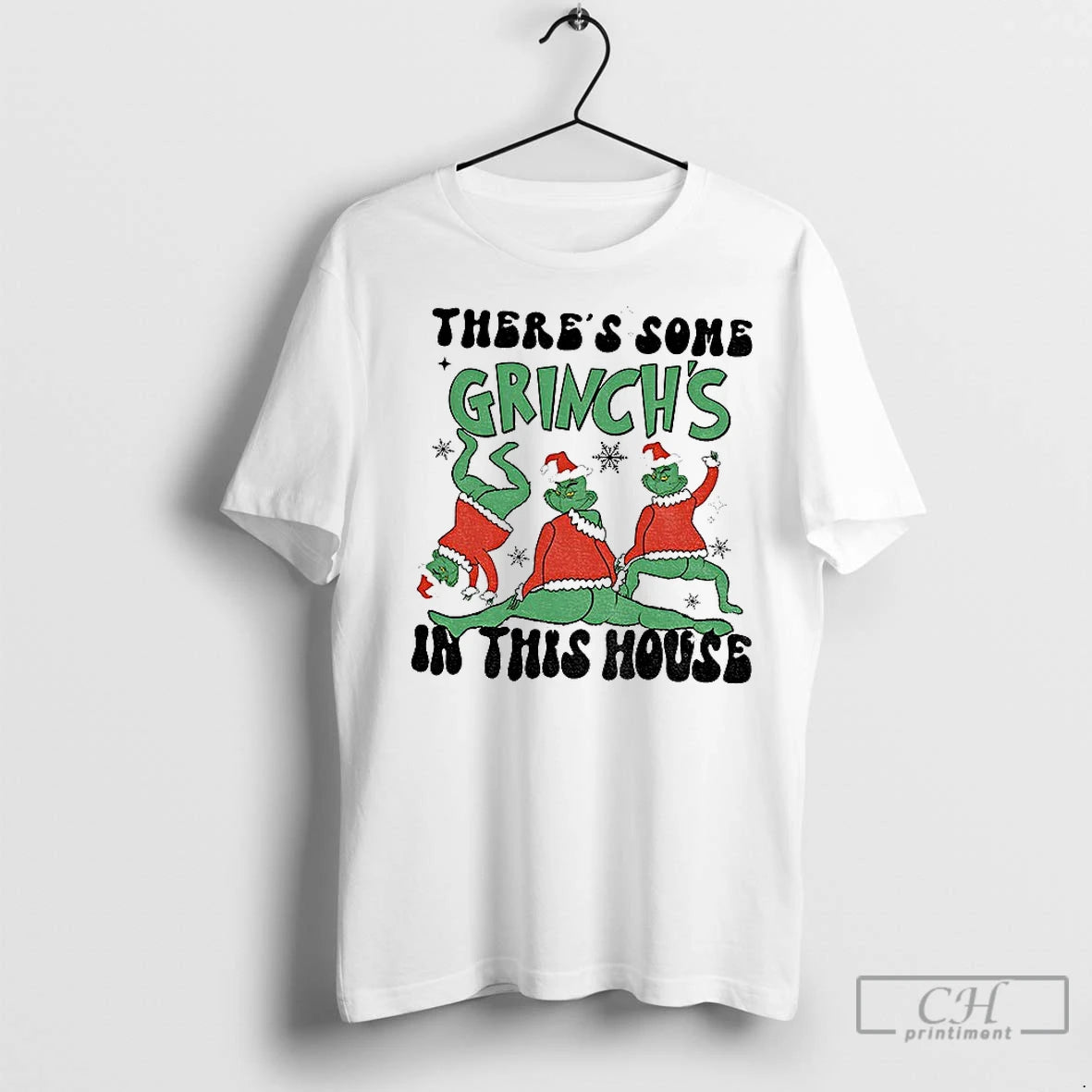 Classic Theres Some Grinchs In This House Merry Grinchmas Christmas Shirt Hoodie Sweatshirt | PurePodTees.com