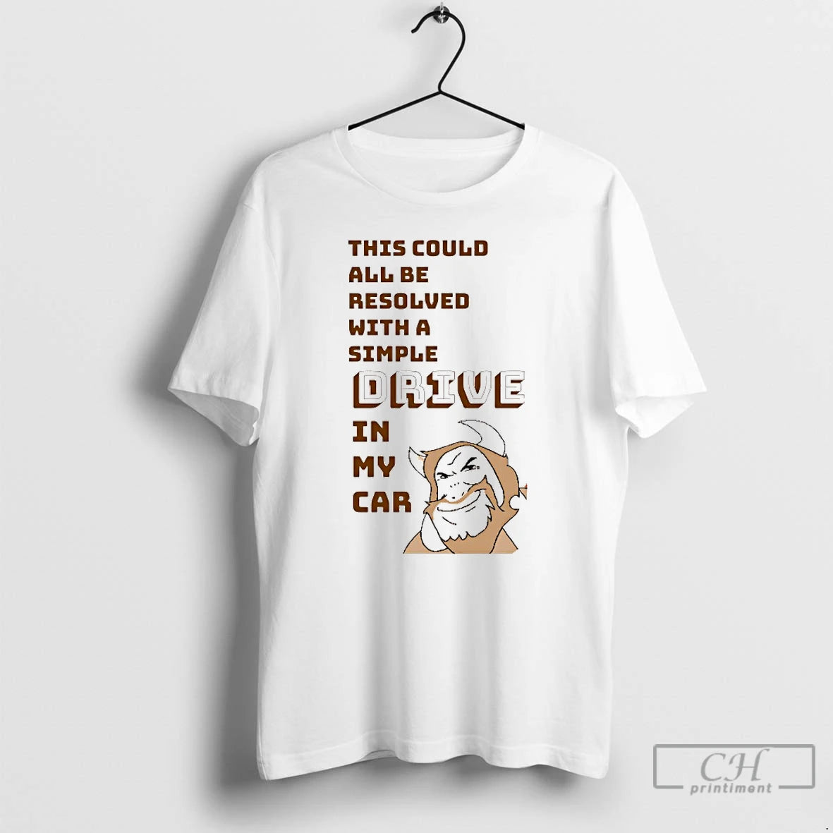 Classic This Could All Be Resolved With A Simple Drive In My Car T Shirts Hoodie Sweatshirt | PurePodTees.com