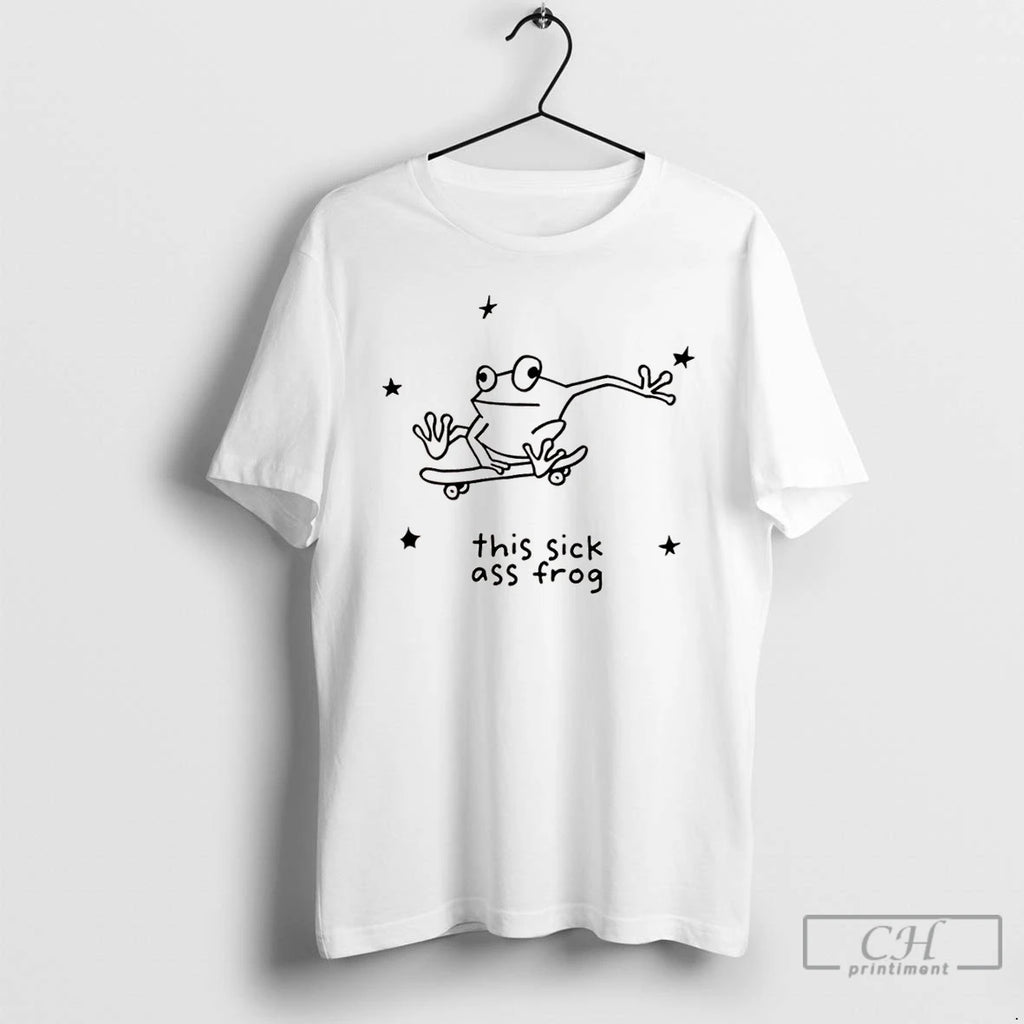 Classic This Sick Ass Frog Skateboard T Shirts Hoodie Sweatshirt | PurePodTees.com