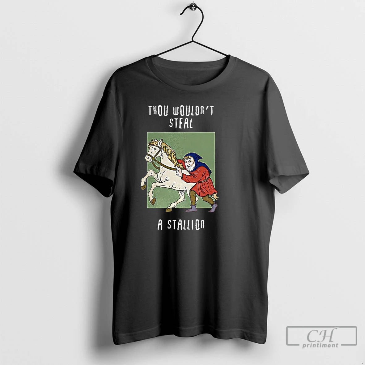 Classic Thou Wouldnt Steal A Stallion You Wouldnt Download A Car Parody Meme T Shirts Hoodie Sweatshirt | PurePodTees.com