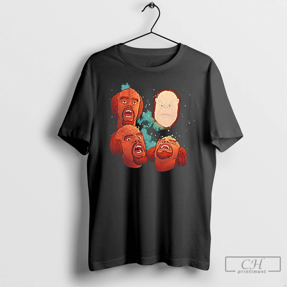 Classic Three Worf Morn T Shirts Hoodie Sweatshirt | PurePodTees.com