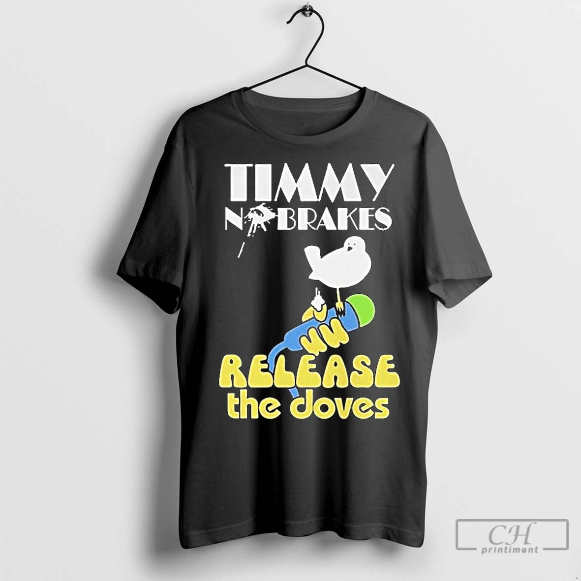 Classic Timmy No Brakes Release The Doves Long Sleve Shirt Hoodie Sweatshirt | PurePodTees.com