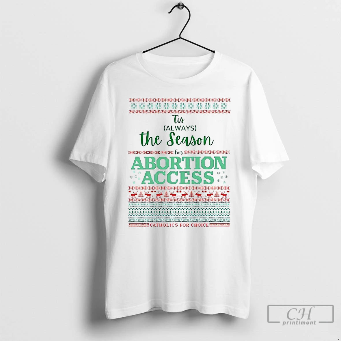 Classic Tis The Season For Abortion Access Christmas Shirt Hoodie Sweatshirt | PurePodTees.com