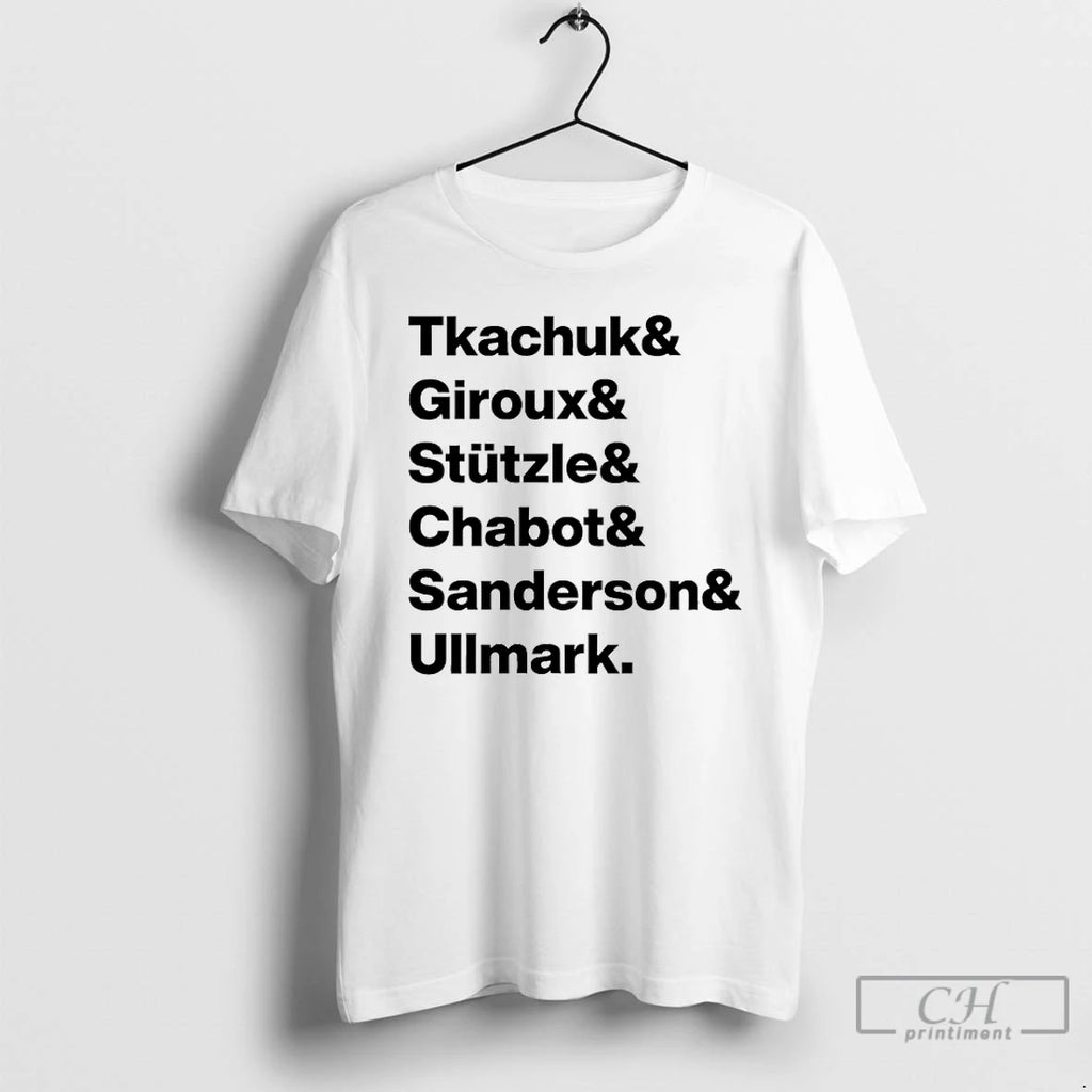 Classic Tkachuk Giroux Stutzle Chabot Sanderson Ullmark T Shirts Hoodie Sweatshirt | PurePodTees.com