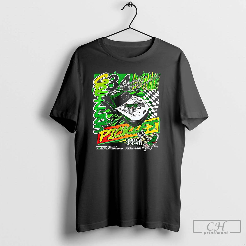 Classic Todd Gilliland Grillos Pickles Car Signature T Shirts Hoodie Sweatshirt | PurePodTees.com