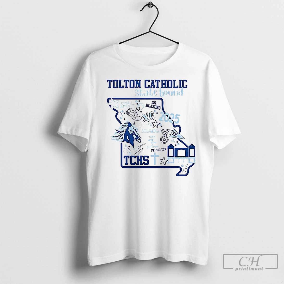Classic Tolton Catholic State Bound 2025 Shirt Hoodie Sweatshirt | PurePodTees.com