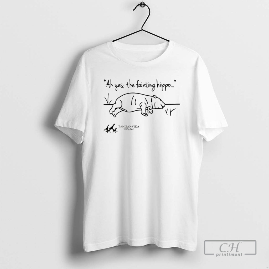Classic Top Tanganyika Wildlife Park Fainting Hippo Shirt Sweater