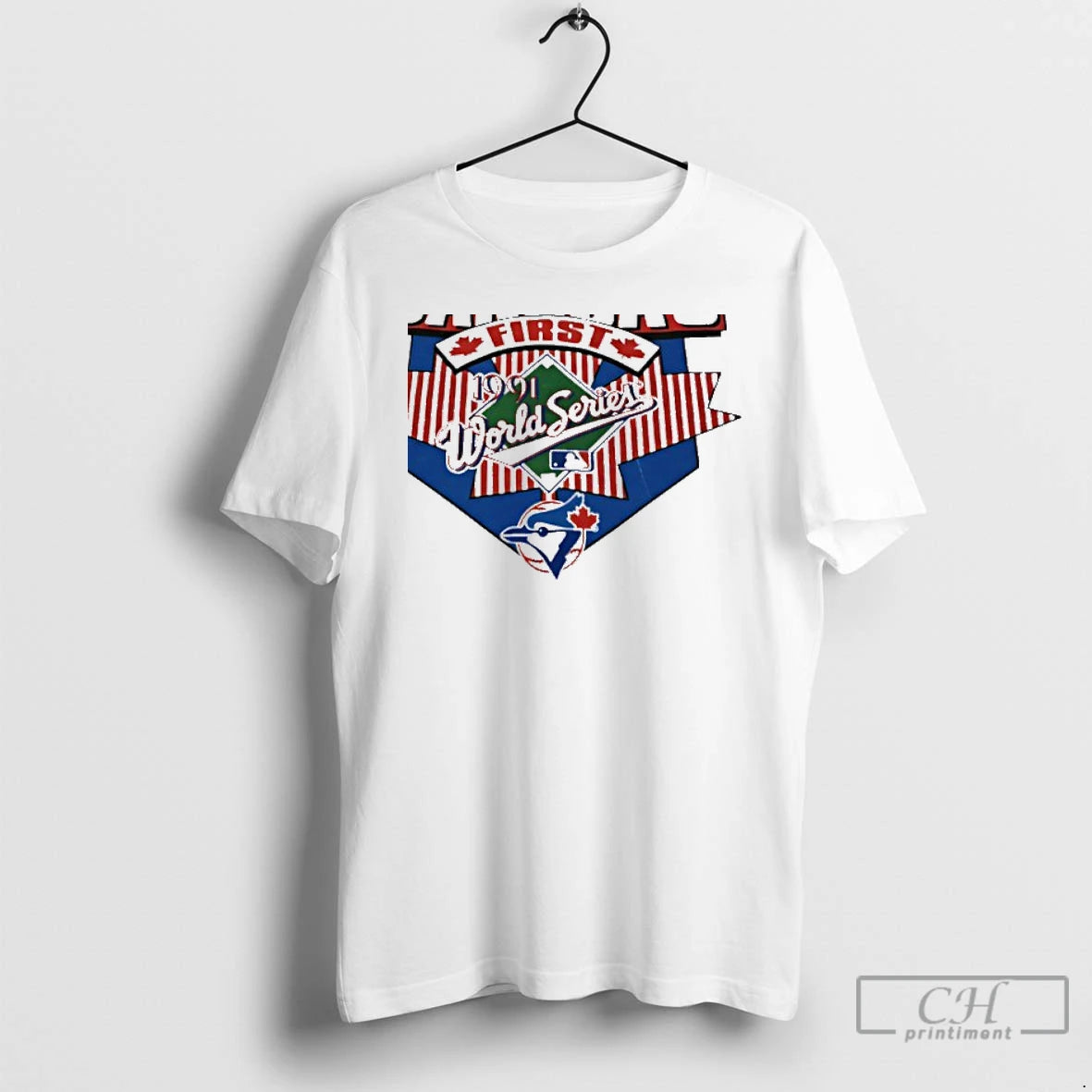 Classic Toronto Blue Jays 1991 Canadas First World Series T Shirts Hoodie Sweatshirt | PurePodTees.com