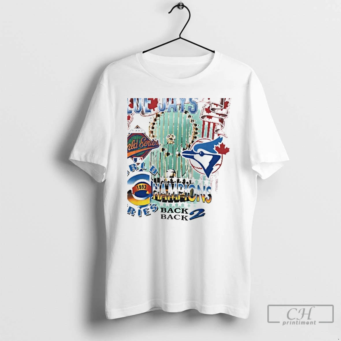 Classic Toronto Blue Jays 1993 World Series Champions Back 2 Back T Shirts Hoodie Sweatshirt | PurePodTees.com