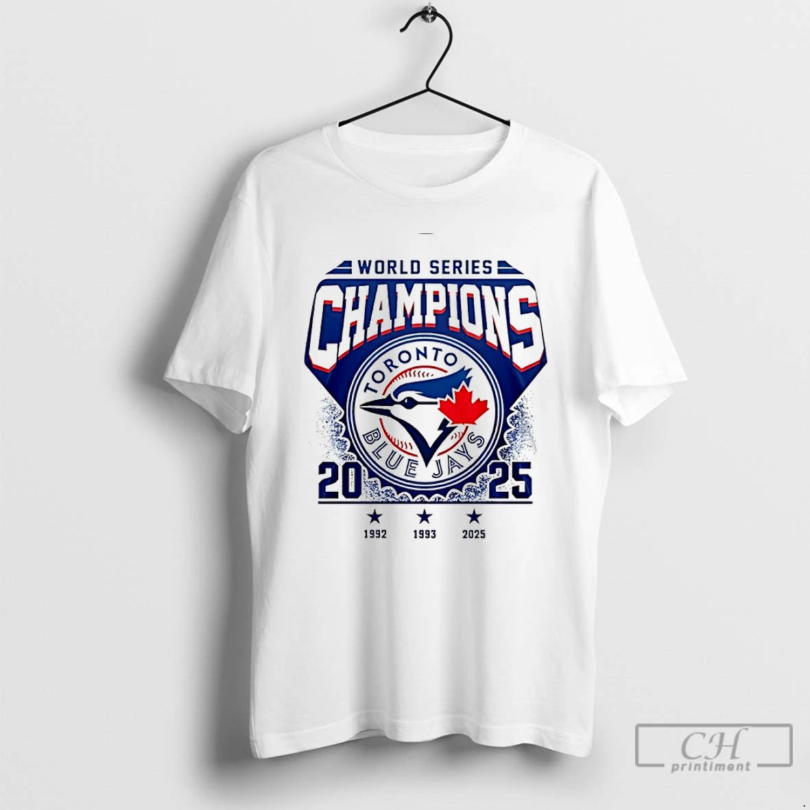 Classic Toronto Blue Jays 2025 World Series Champions 3 Time 92 93 25 T Shirts Hoodie Sweatshirt | PurePodTees.com