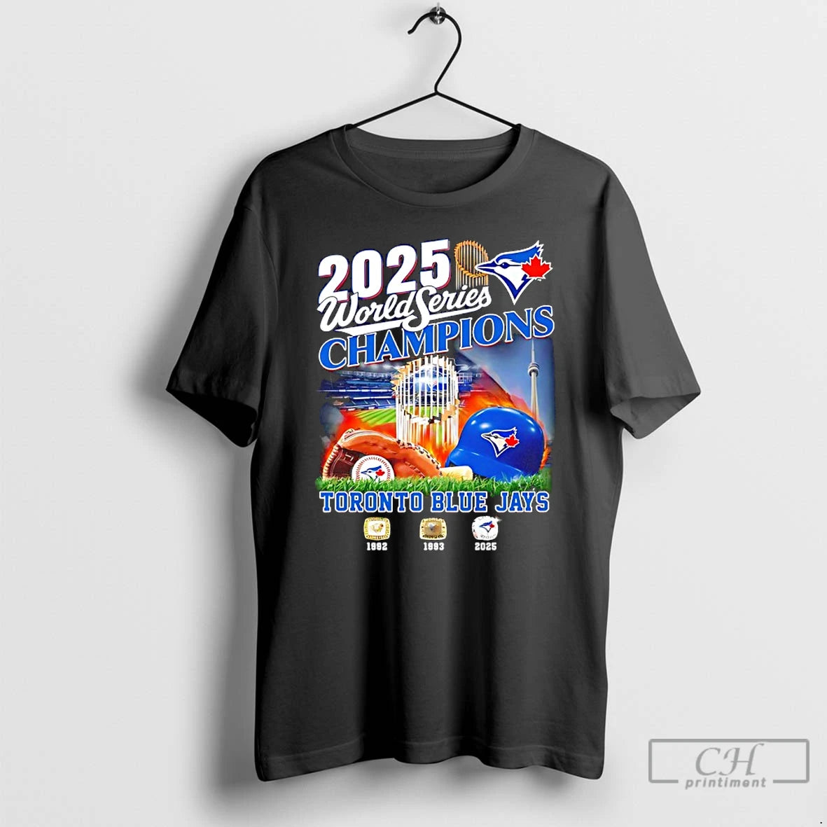 Classic Toronto Blue Jays 2025 World Series Champions Helmets T Shirts Hoodie Sweatshirt | PurePodTees.com