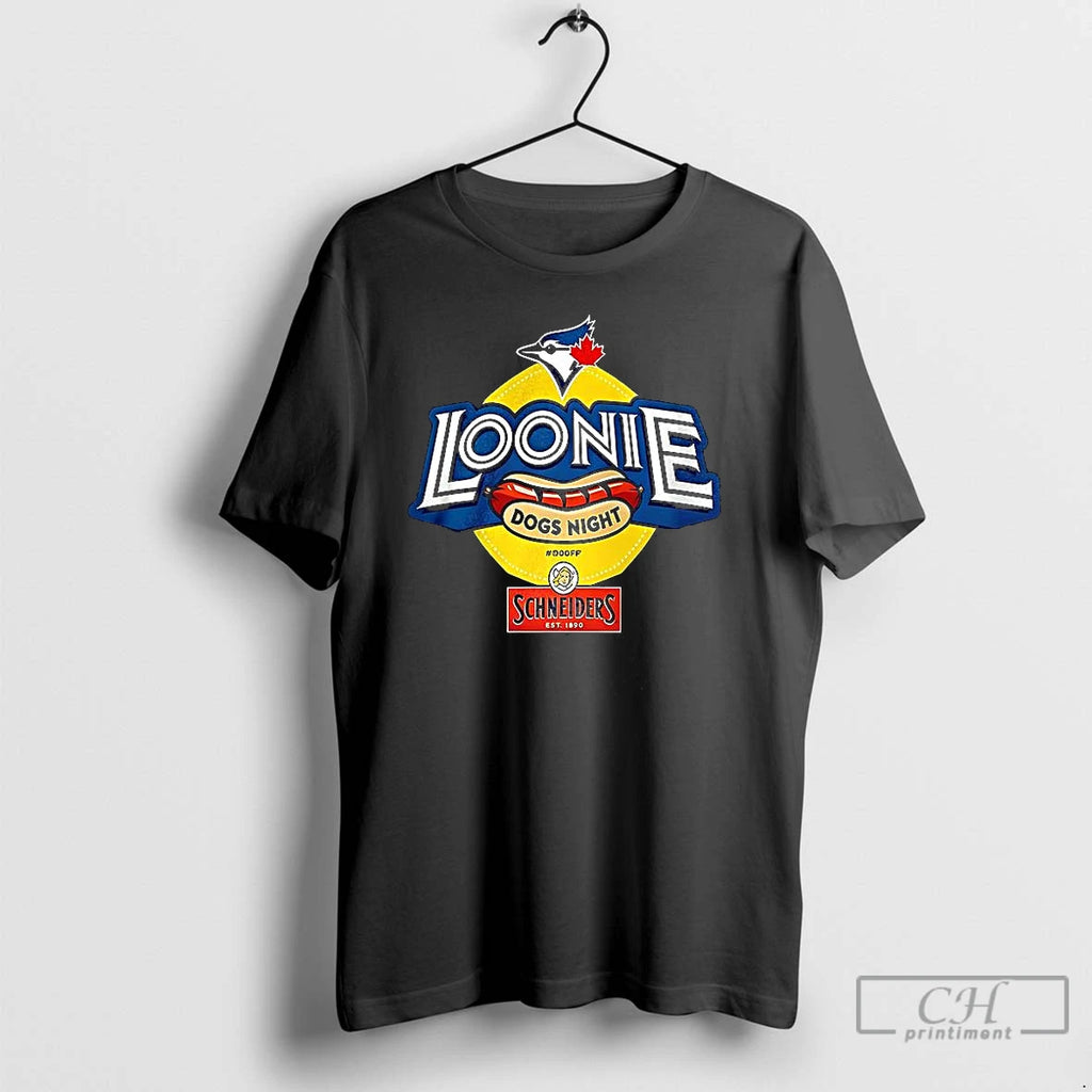 Classic Toronto Blue Jays Loonie Dogs Night Logo T Shirts Hoodie Sweatshirt | PurePodTees.com
