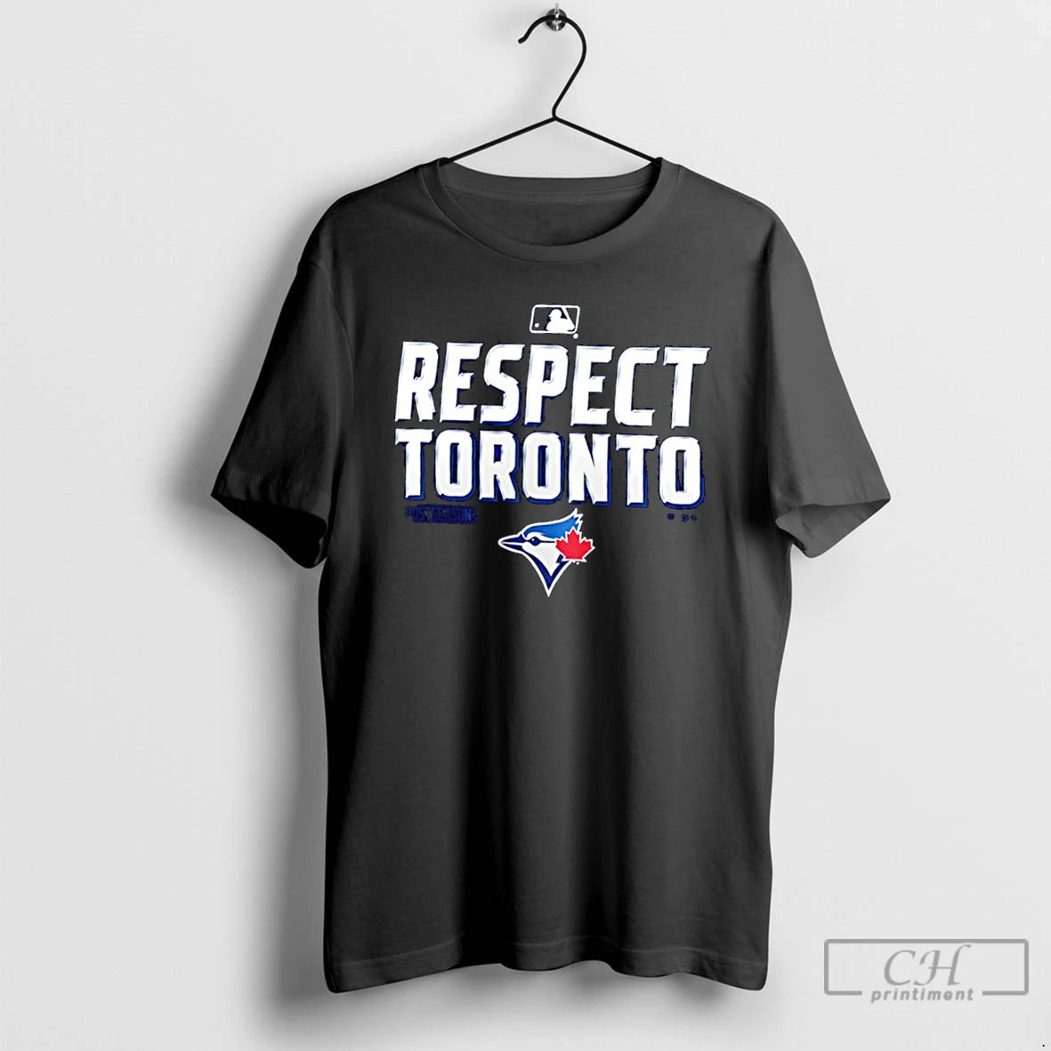 Classic Toronto Blue Jays Royal Respect Logo T Shirts Hoodie Sweatshirt | PurePodTees.com