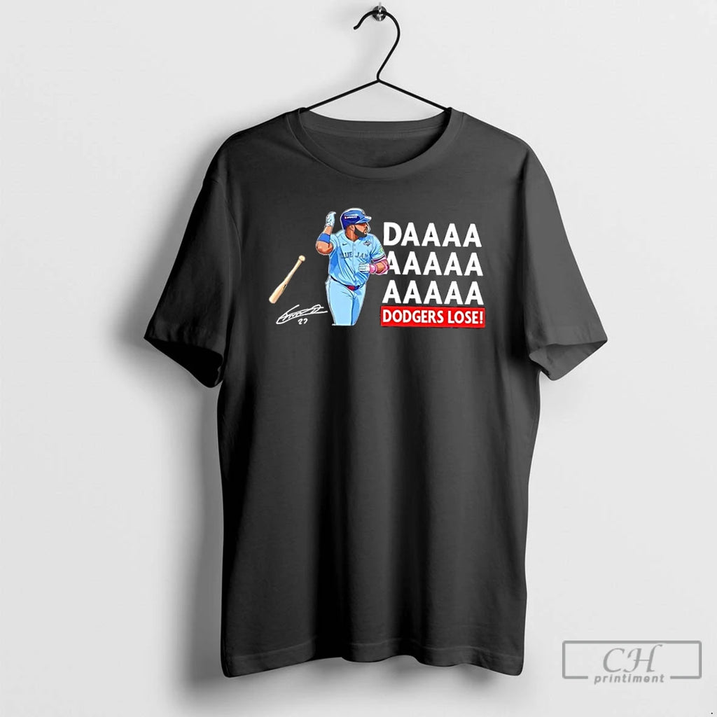 Classic Toronto Blue Jays Win Dodgers 2025 Worldseries Daaaa Dodgers Lose T Shirts Hoodie Sweatshirt | PurePodTees.com