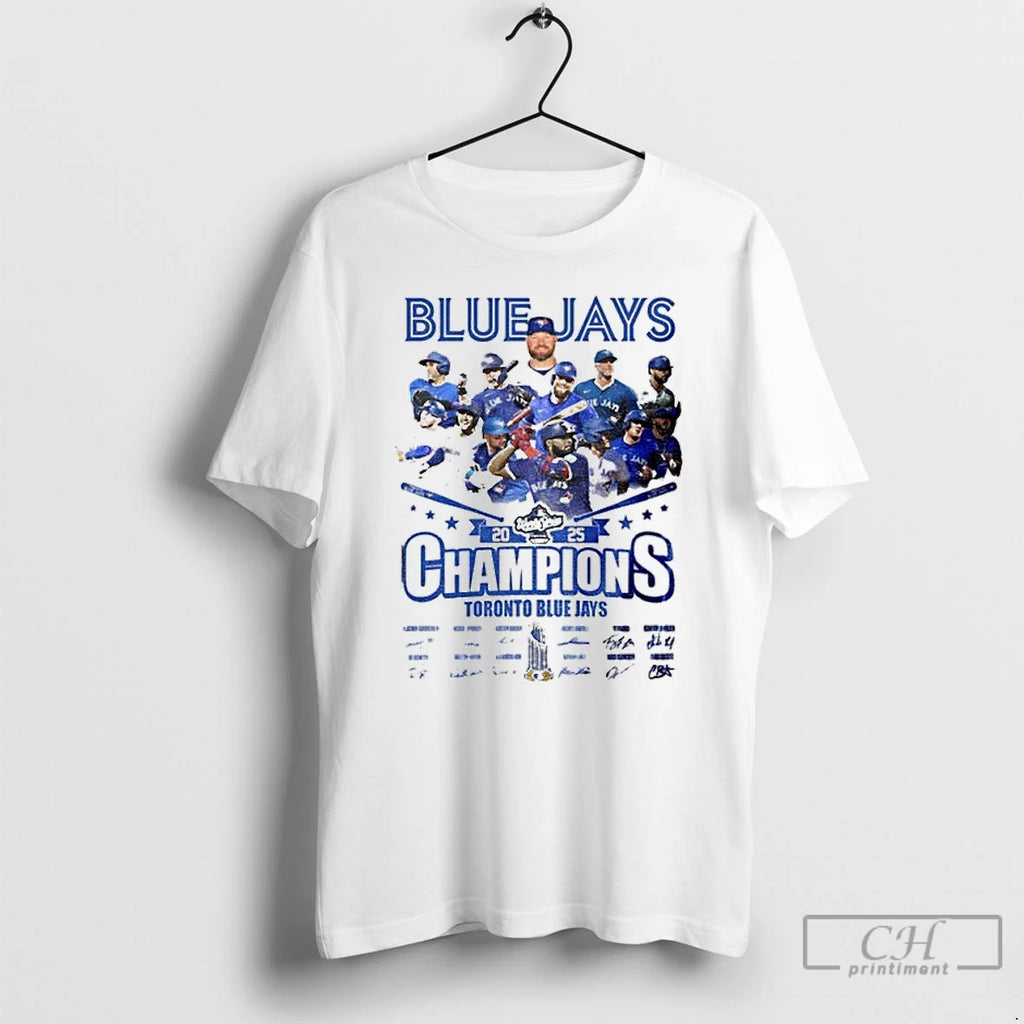 Classic Toronto Blue Jays World Series Champions 2025 Signature Mlb T Shirts Hoodie Sweatshirt | PurePodTees.com