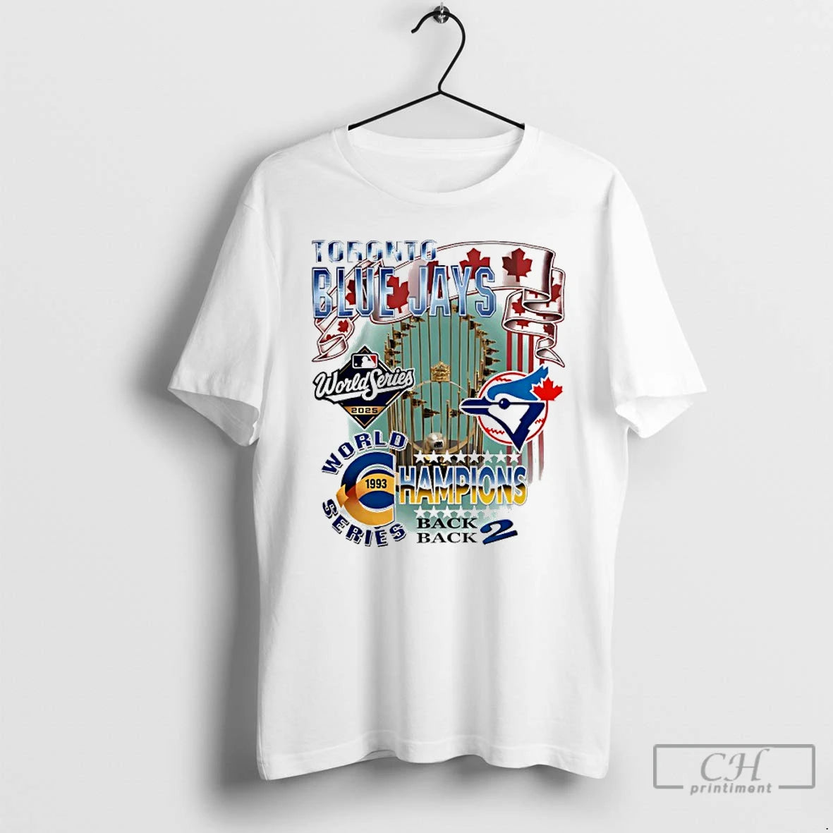 Classic Toronto Blue Jays World Series Champions Back To Back 1993 2025 T Shirts Hoodie Sweatshirt | PurePodTees.com