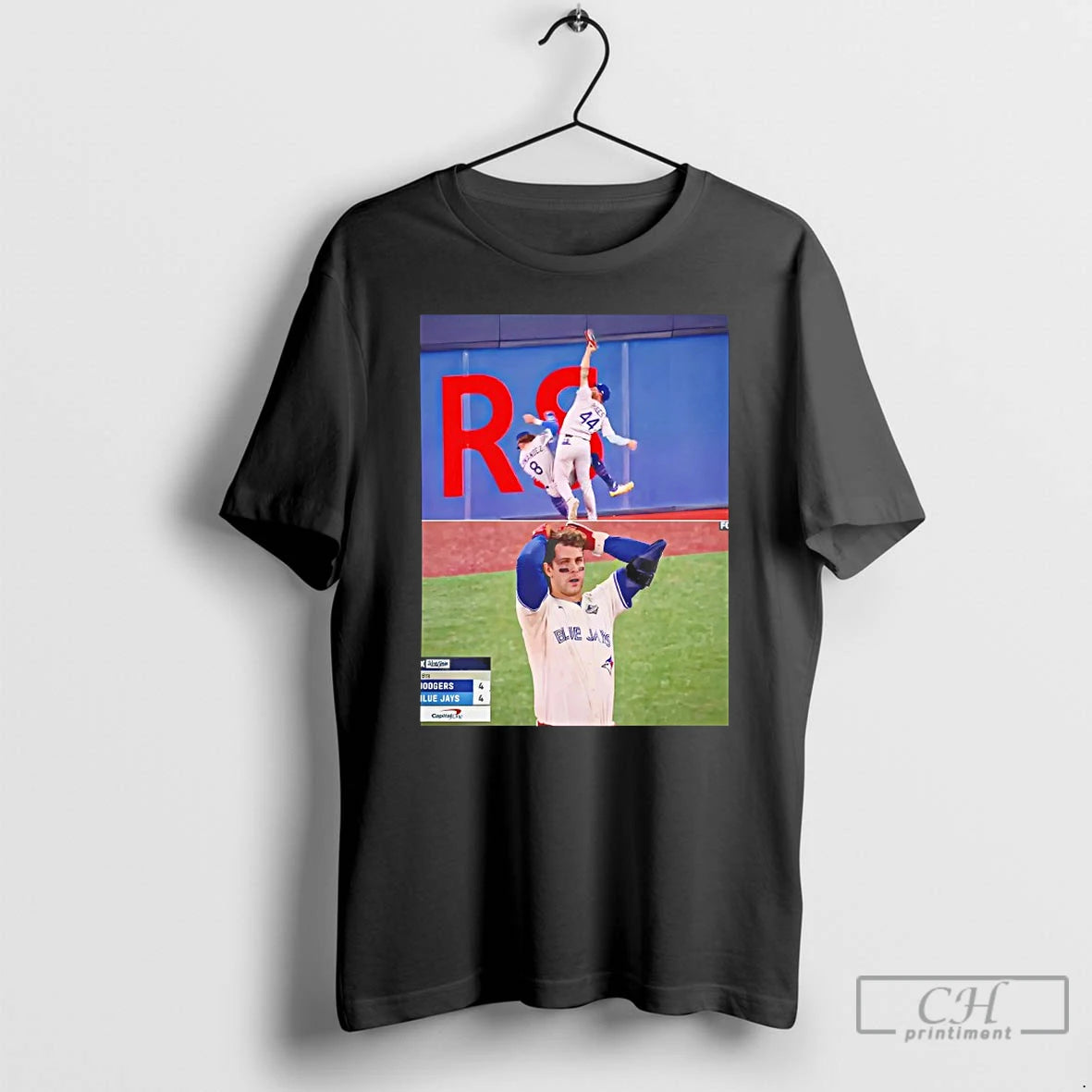 Classic Toronto Blue Jays Crazy Catch To Save The World Series T Shirts Hoodie Sweatshirt | PurePodTees.com