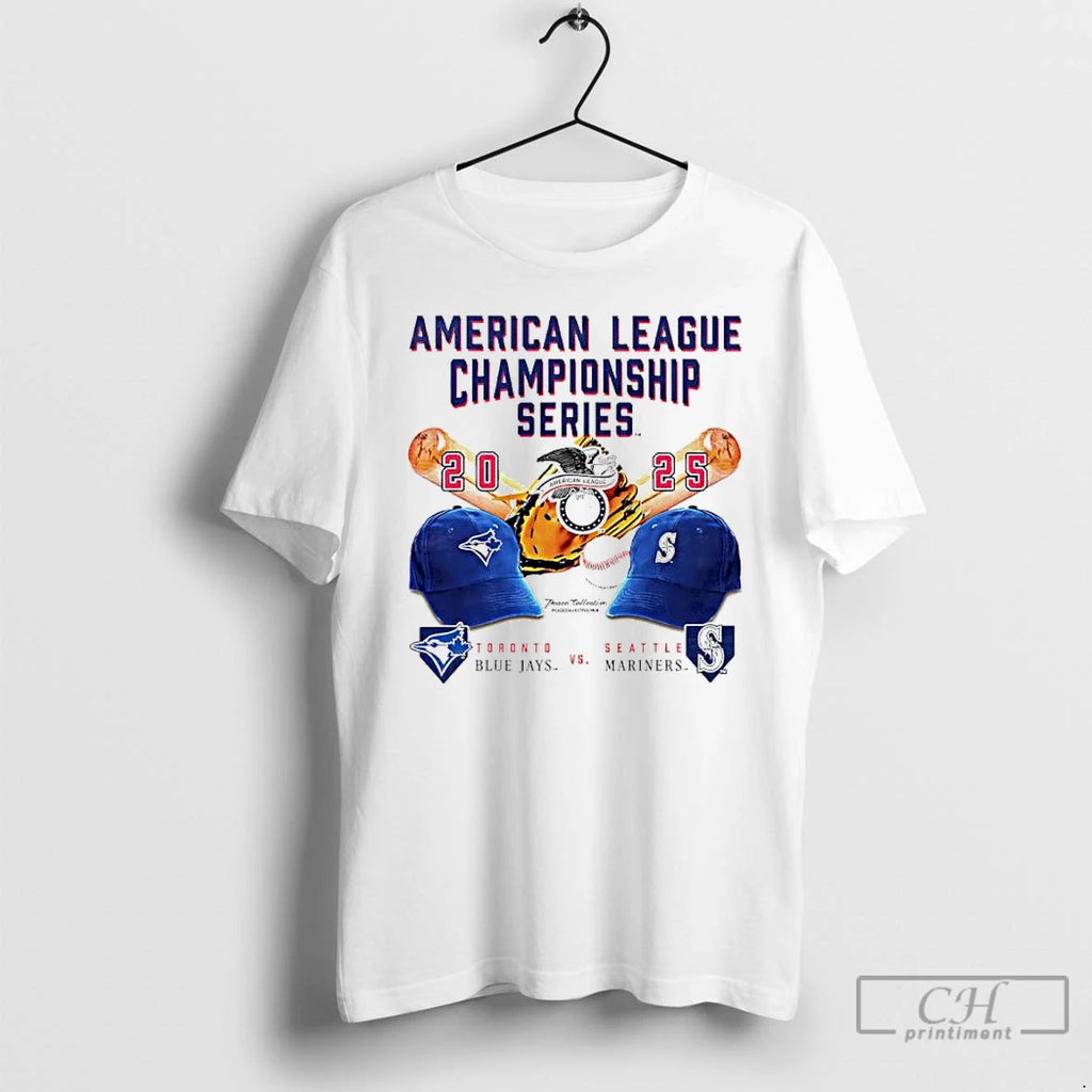 Classic Toronto Blue Jays Vs Seattle Mariners Alcs 2025 Helmets T Shirts