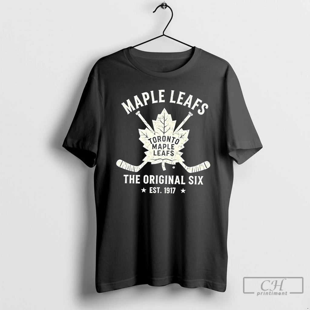 Classic Toronto Maple Leafs The Six Est 1917 T Shirts