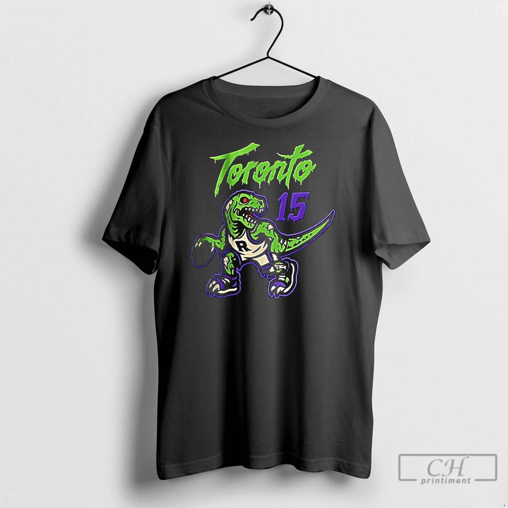 Classic Toronto Raptors Zombie Number 15 Shirt Hoodie Sweatshirt | PurePodTees.com