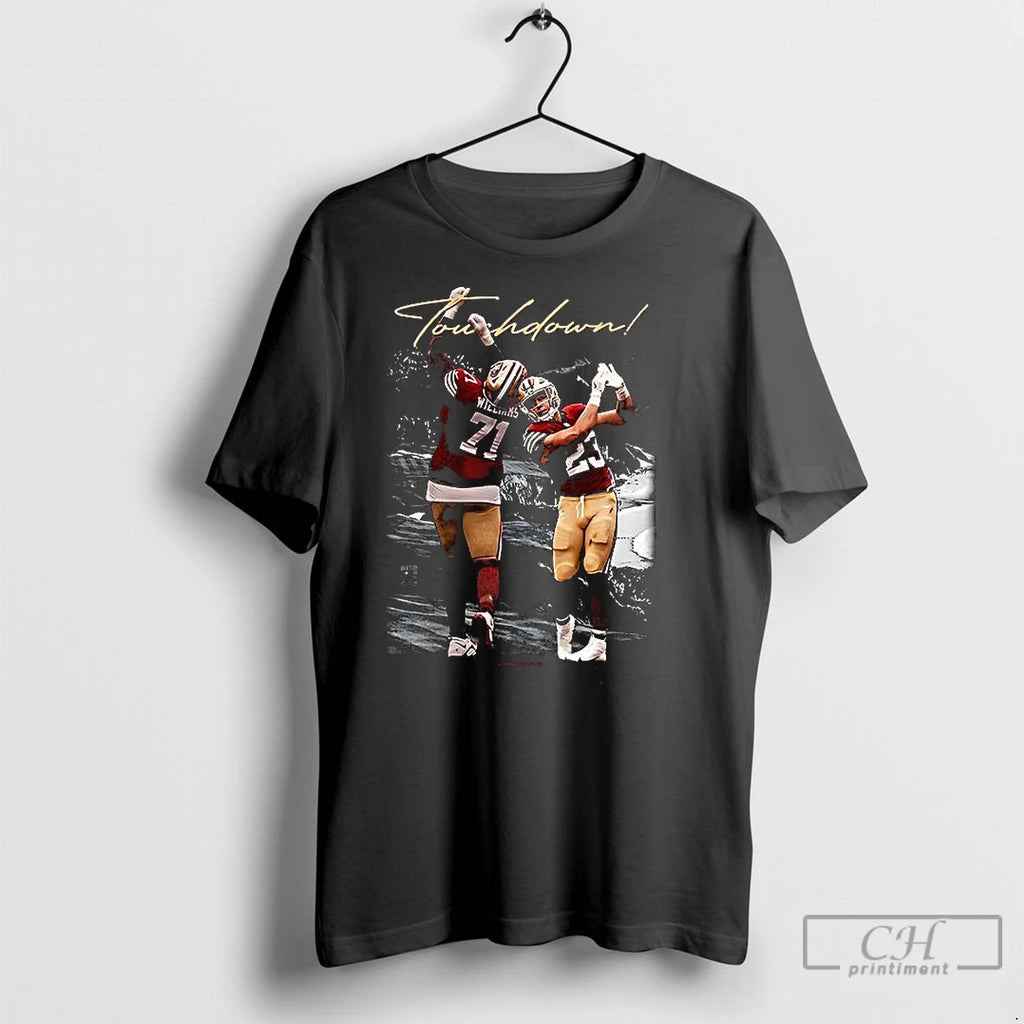 Classic Trent And Christian Snow Wash Touchdown Shirt Hoodie Sweatshirt | PurePodTees.com