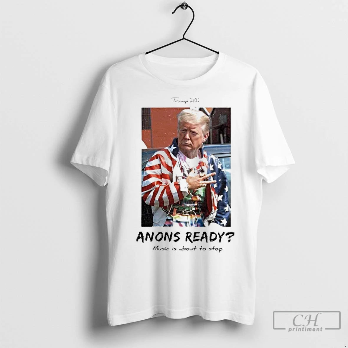 Classic Trump 2025 Anons Ready Music Is About To Stop Shirt Hoodie Sweatshirt | PurePodTees.com