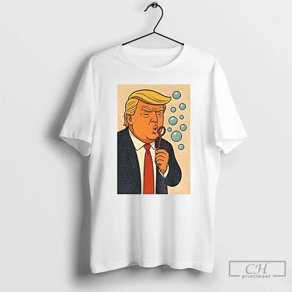 Classic Trump Blowing Bubbles Bubba Bubble Wand Shirt Hoodie Sweatshirt | PurePodTees.com