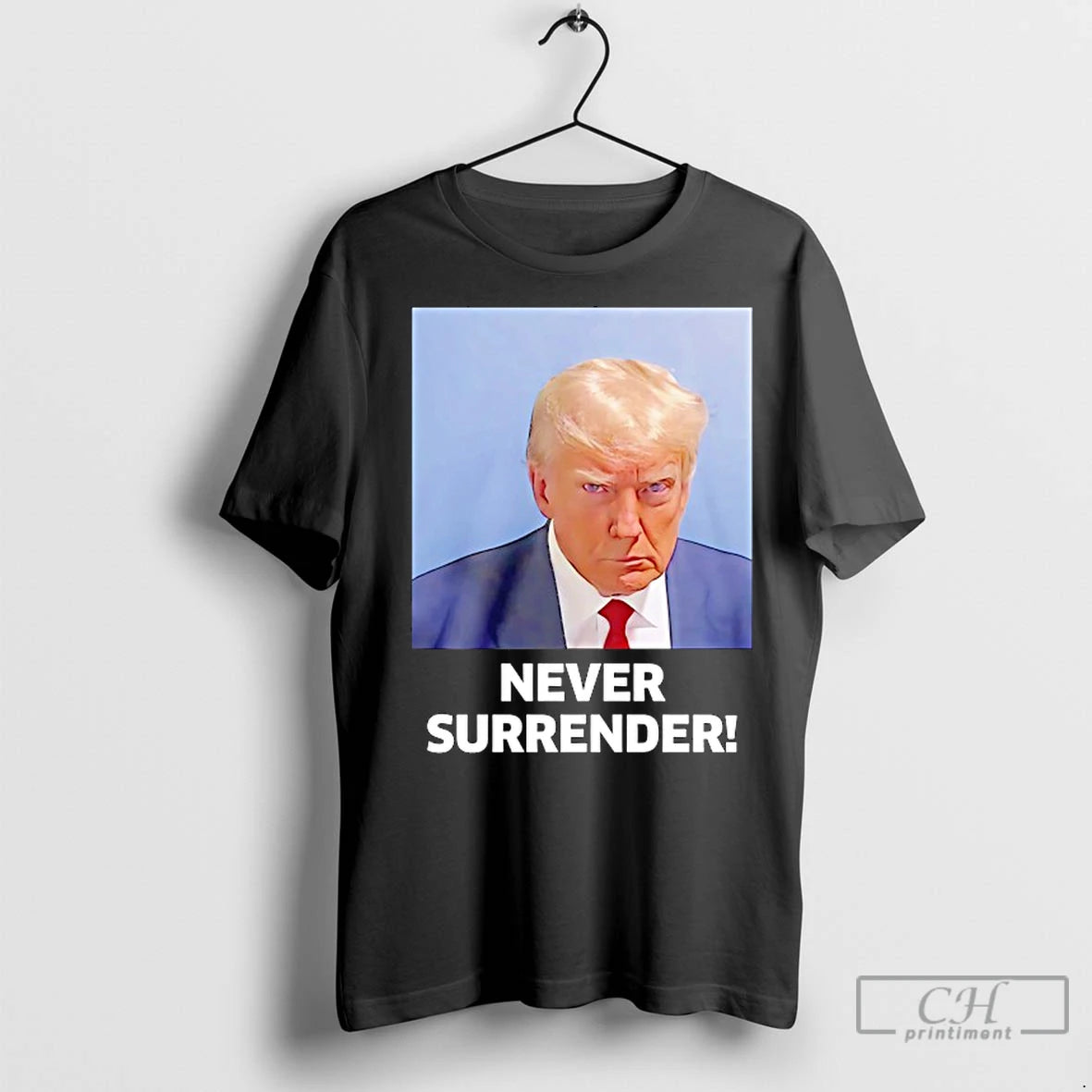 Classic Trump Never Surrender Mugshot In Koria Shirt Hoodie Sweatshirt | PurePodTees.com