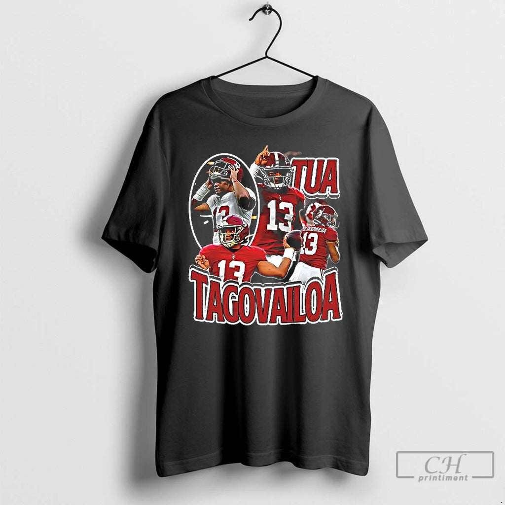 Classic Tua Tagovailoa Alabama Athletics Graphic T Shirts Hoodie Sweatshirt | PurePodTees.com